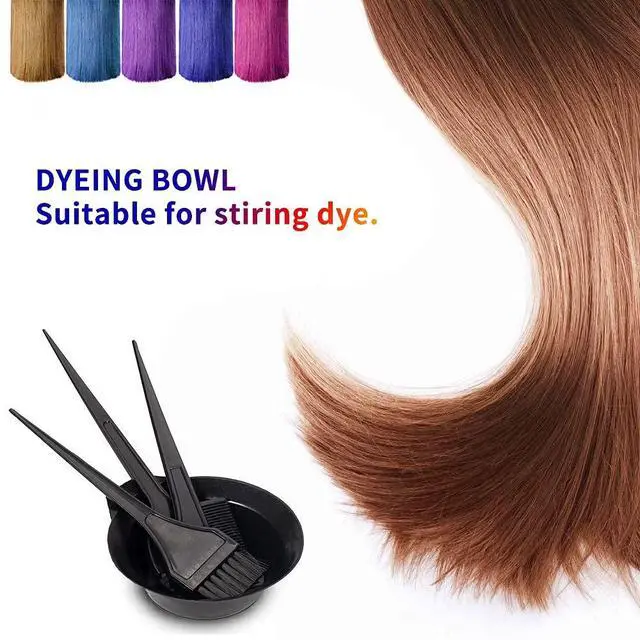 Alt view image 2 of 6 - Hair Dye Color Brush and Bowl Set, Black