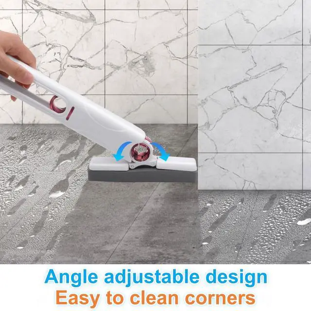 Alt view image 5 of 6 - ANISKEBBR Compact Handheld Wet/Dry Multi-Purpose Mini Sponge Cleaning Mop, 2 Sponge Heads