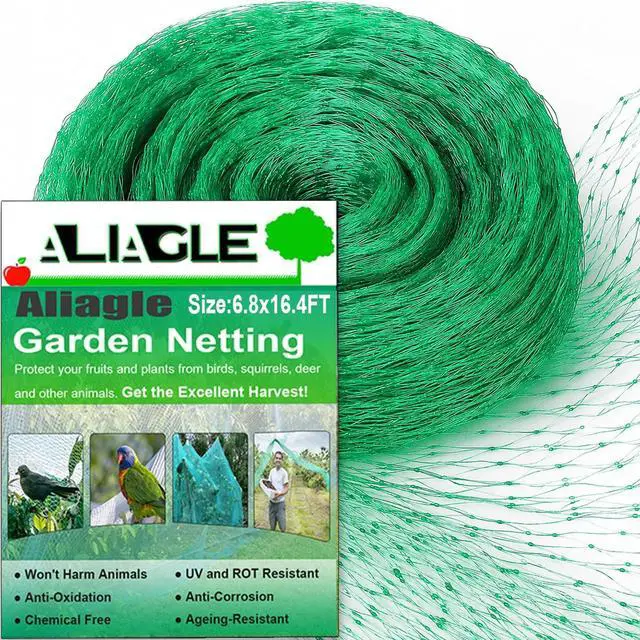 Main image of 8x16.4FT Garden Bird Netting, Reusable Fine Mesh for Plant Protection, Fruit Trees, Vegetable Plants, Blueberry Bushes, Raised Beds, Chicken Coop