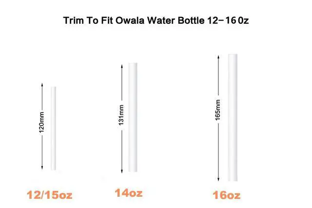 Alt view image 5 of 5 - Straw Replacement for Owala Water Bottle 24oz 32oz Accessories Set - 6Pack BPA-Free Straws, 2Pack Cleaning Brushes