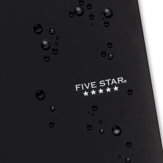 Alt view image 5 of 6 - Five Star Spiral Notebook with Study App, 1 Subject, College Ruled, 100 Sheets, 8.5 x 11 Inches, Black (72057)