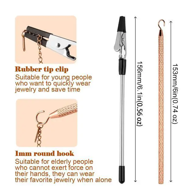 Alt view image 3 of 6 - 2 Pcs Bracelet Helper Tool Easy to Put on Yourself
