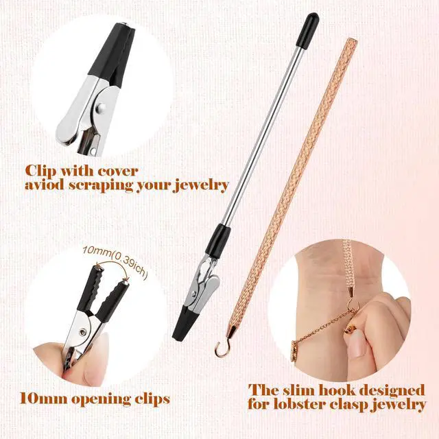 Alt view image 5 of 6 - 2 Pcs Bracelet Helper Tool Easy to Put on Yourself