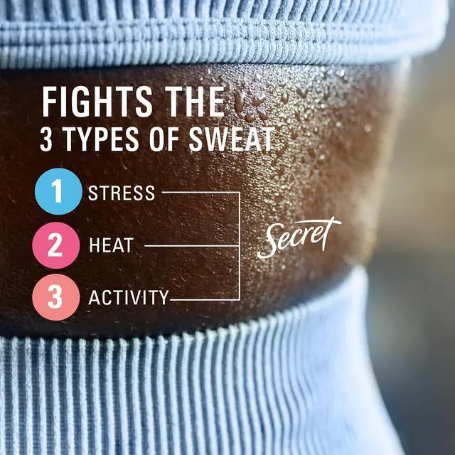 Alt view image 2 of 6 - Secret Clinical Strength 100HR Invisible Solid Antiperspirant & Deodorant for Women, 3X Stress Protection with Hyaluronic Acid, PH Balanced, Completely Clean Scent, 0.5 o