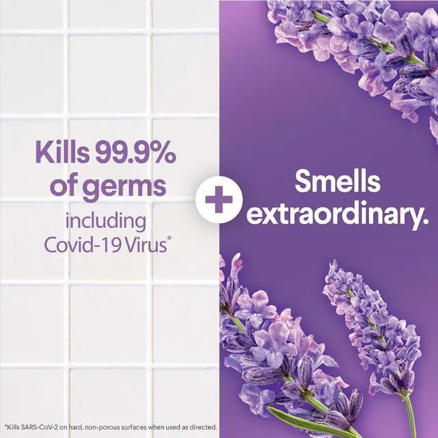 Alt view image 6 of 6 - Clorox Scentiva Disinfecting Wipes, Lavender and Jasmine, Antibacterial, 75 Count
