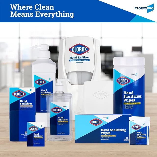 Alt view image 5 of 5 - Clorox Pro BZK Alcohol-Free Sanitizing Hand Wipes, 20 Count