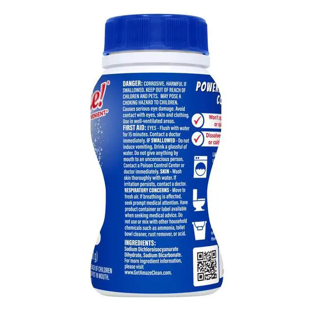 Alt view image 4 of 6 - AMAZE Ultra Concentrated Bleach Tablets, Original Scent, 32 Tablets