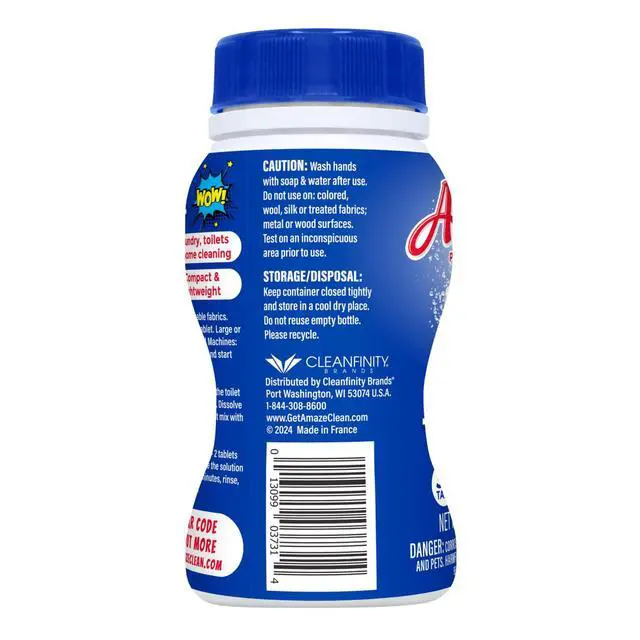 Alt view image 3 of 6 - AMAZE Ultra Concentrated Bleach Tablets, Original Scent, 32 Tablets