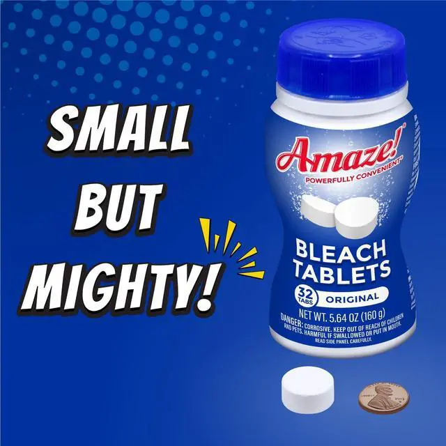 Alt view image 2 of 6 - Amaze Ultra Concentrated Bleach Tablets 32 Tablets Lavender Scent
