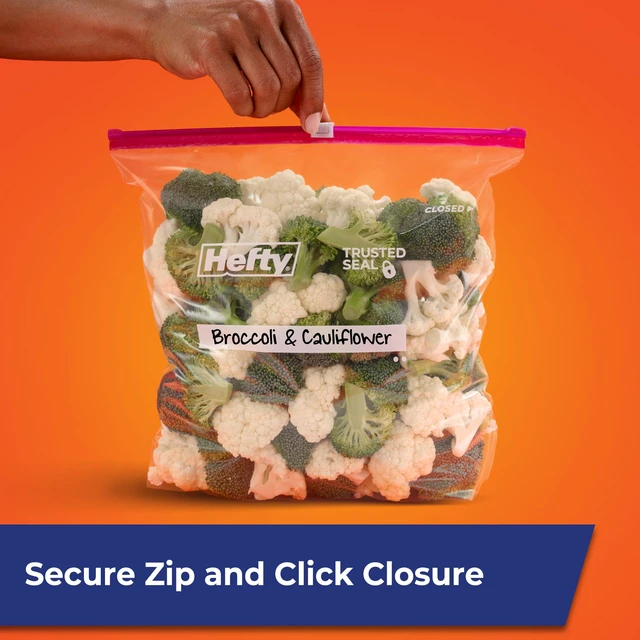 Alt view image 5 of 6 - Hefty Slider Storage Bags Gallon Size 66 Count