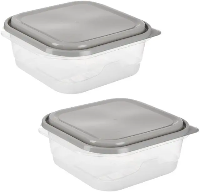 Main image of GoodCook EveryWare Extra Large Square Food Storage Container, 2-Pack, BPA Free
