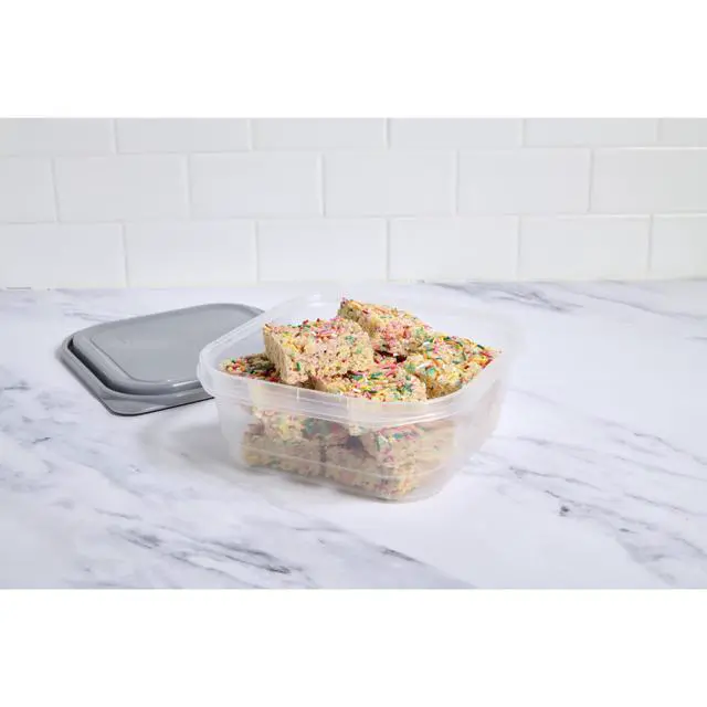 Alt view image 5 of 7 - GoodCook EveryWare Extra Large Square Food Storage Container, 2-Pack, BPA Free