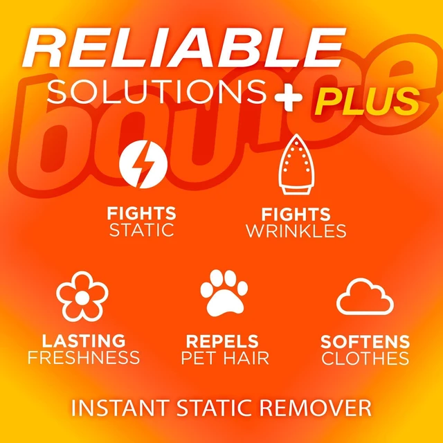 Alt view image 2 of 6 - Bounce 3-in-1 Anti Static Spray, Instant Wrinkle Release, Odor Eliminator & Fabric Refresher, Rapid Touch Travel Spray (3oz, Pack of 1)