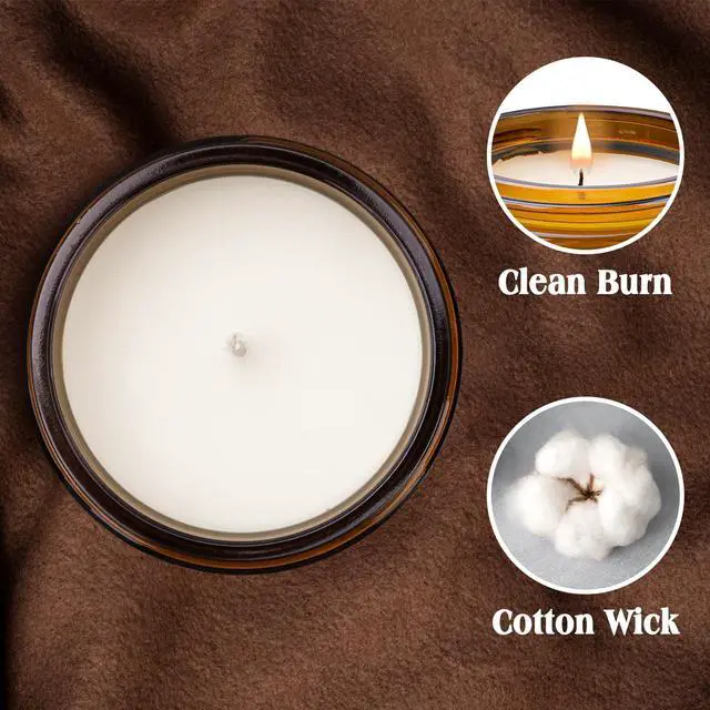 Alt view image 7 of 7 - Homsolver 50th Birthday Lavender Scented Candle Gift for Women and Men, Funny 50th Birthday Decorations
