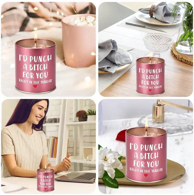 Alt view image 7 of 7 - Funny Scented Candle Gift for Women Sister Christmas Birthday