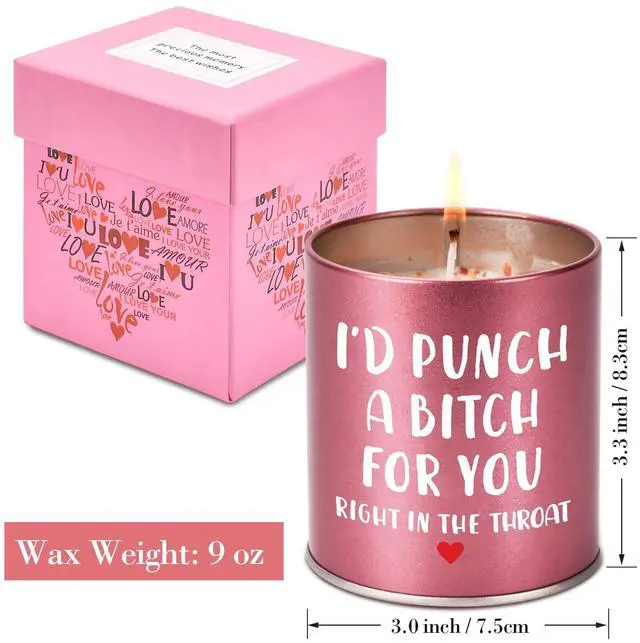 Alt view image 5 of 7 - Funny Scented Candle Gift for Women Sister Christmas Birthday