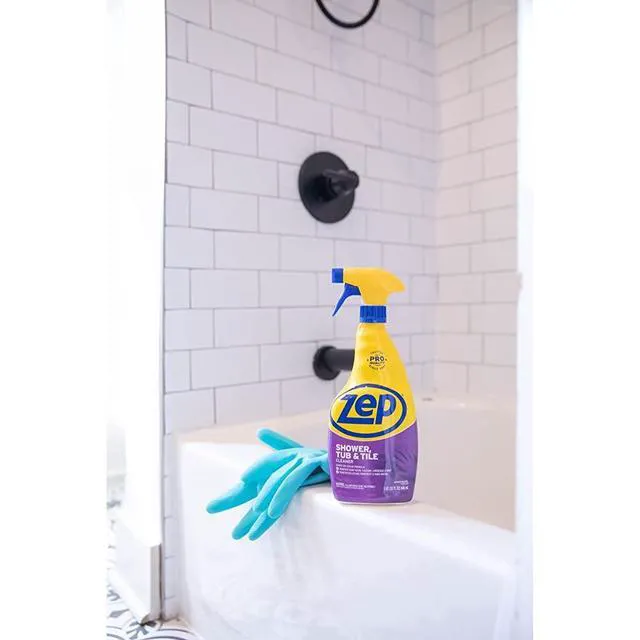 Alt view image 6 of 6 - Zep Shower Tub and Tile Cleaner, 32oz, Pack of 1, ZUSTT32PF
