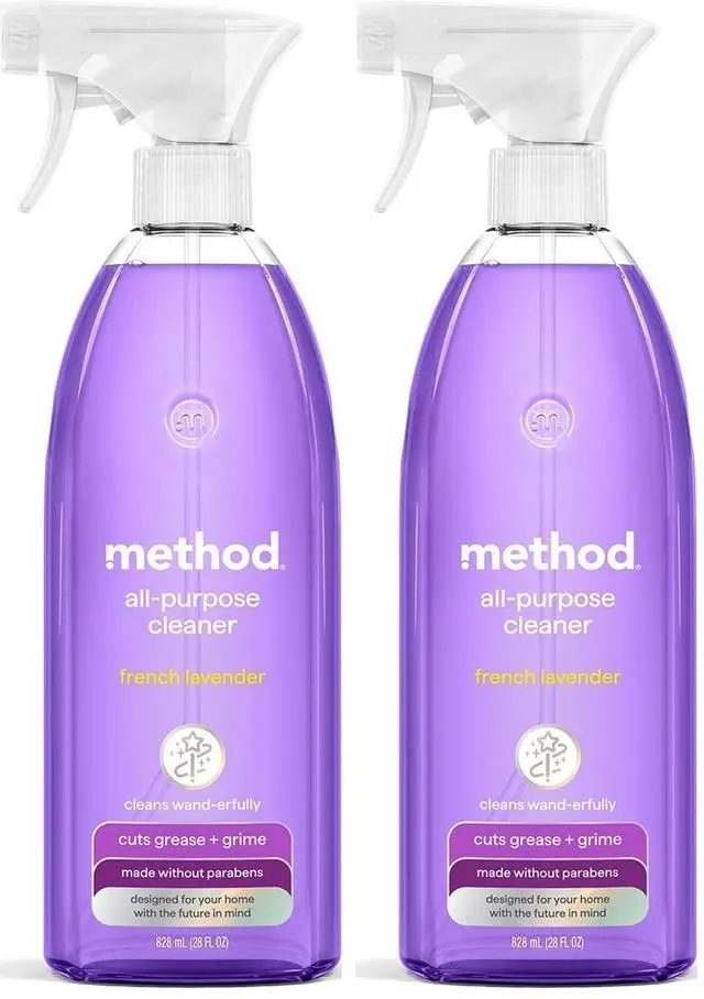 Main image of Method All-Purpose Cleaner Spray, French Lavender, 28 Fl Oz (Pack of 2)