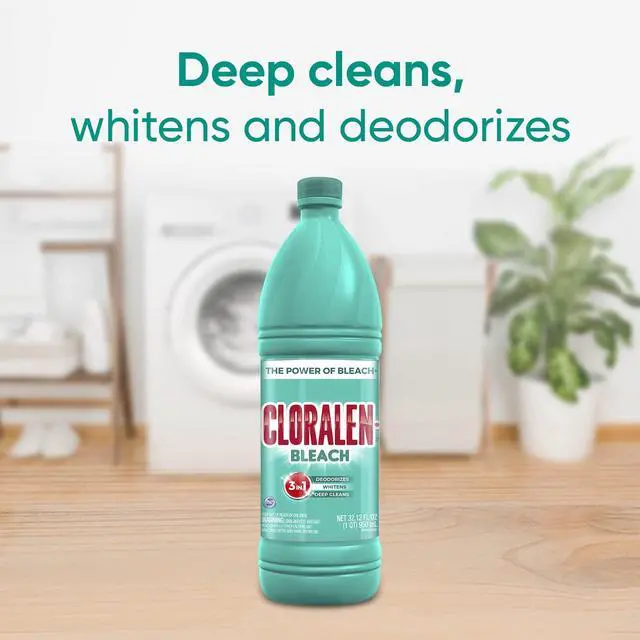 Alt view image 2 of 6 - Cloralen Household Cleaning Liquid Bleach 32.12fl oz