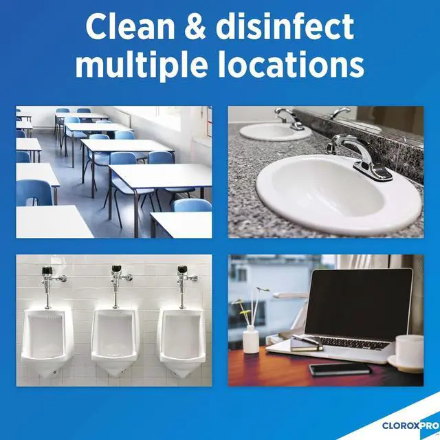 Alt view image 6 of 6 - 32oz CloroxPro Clean-Up Disinfectant Spray Cleaner with Bleach