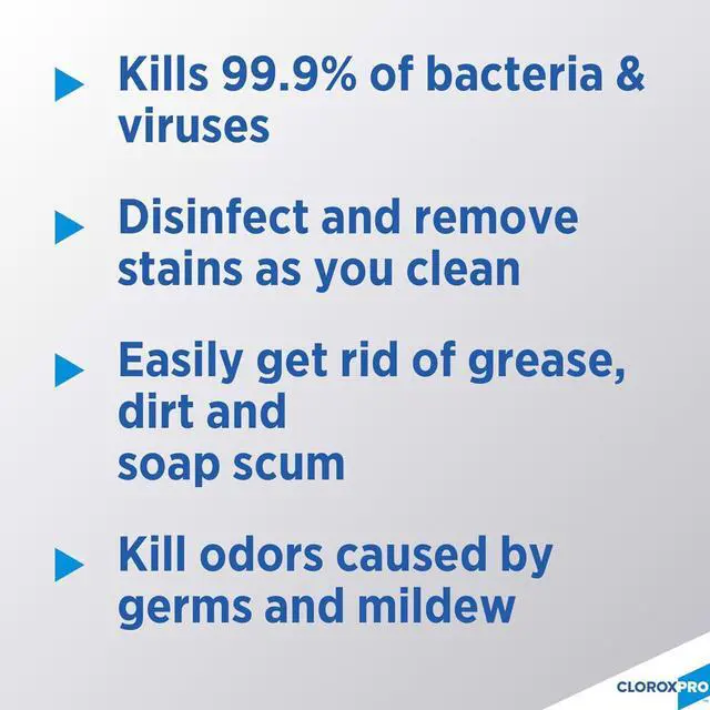 Alt view image 4 of 6 - 32oz CloroxPro Clean-Up Disinfectant Spray Cleaner with Bleach