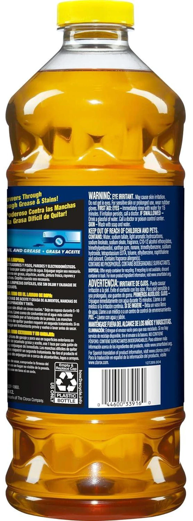 Alt view image 2 of 3 - Lestoil Heavy Duty Multi-Purpose Cleaner, 48 Fl Oz, Amber