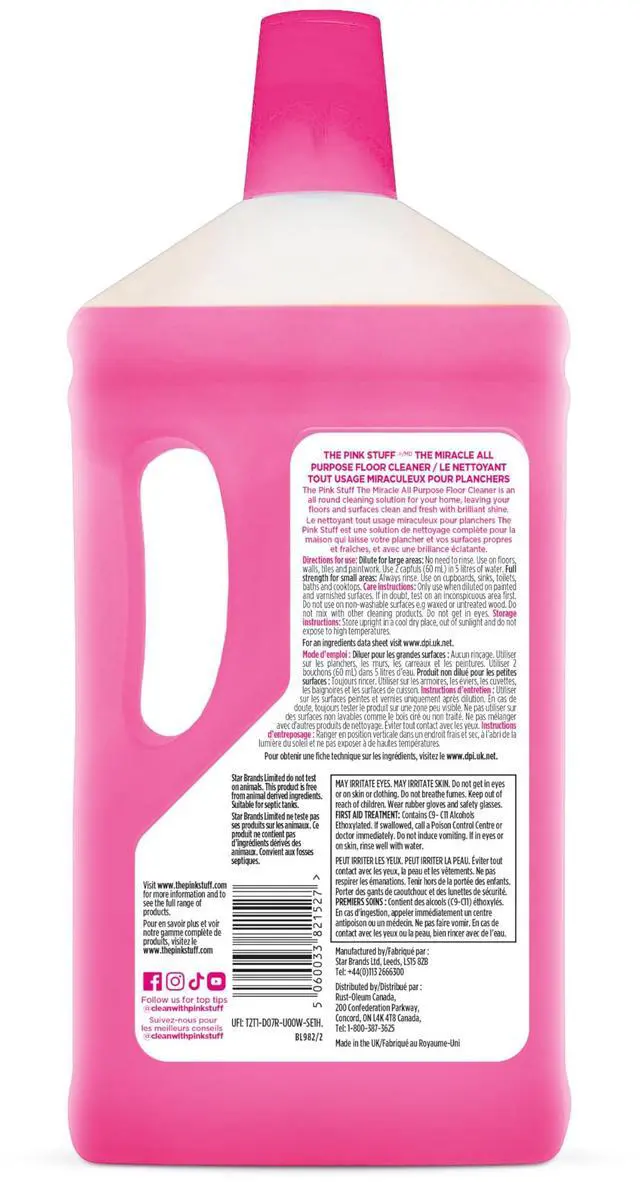 Alt view image 3 of 6 - Stardrops the Pink Stuff the Miracle All Purpose Floor Cleaner 33.8 fl oz