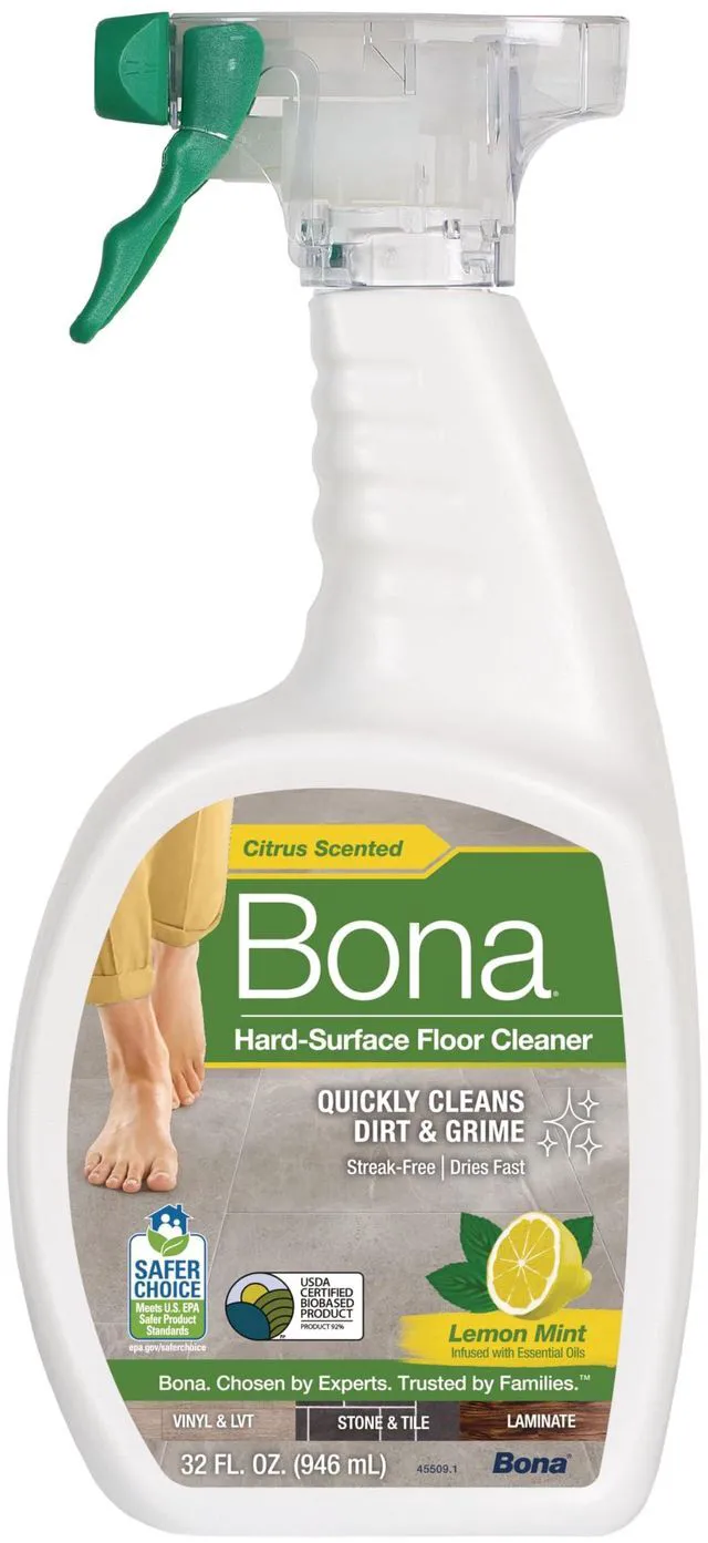 Alt view image 6 of 6 - 32fl oz Bona Multi-Surface Floor Cleaner Spray - Lemon Mint Scent