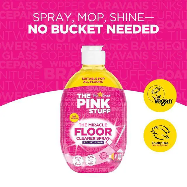 Alt view image 2 of 6 - Stardrops The Pink Stuff Miracle Floor Cleaner Spray, 25 Fl Oz