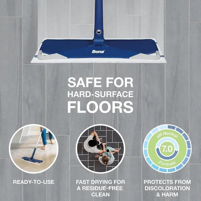 Alt view image 2 of 5 - Bona Disposable Wet Cleaning Pads for Hard-Surface Floors, Lemon Mint Scent, 12 Count