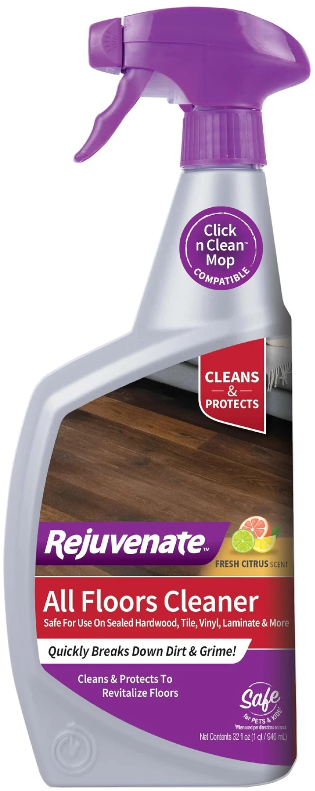 Main image of Rejuvenate All Floors Cleaner 32 Oz, Fresh Citrus Scent