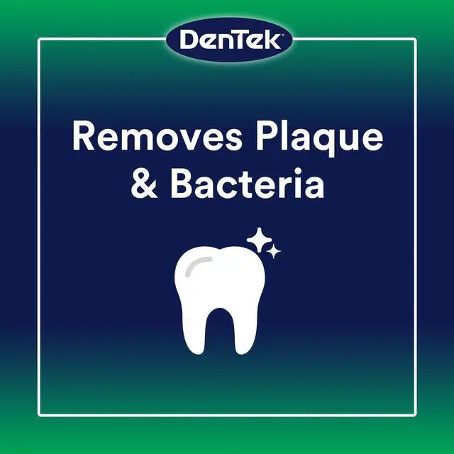 Alt view image 2 of 6 - DenTek Advanced Clean Floss Picks, Plaque Remover, 20 Count, Pack of 6