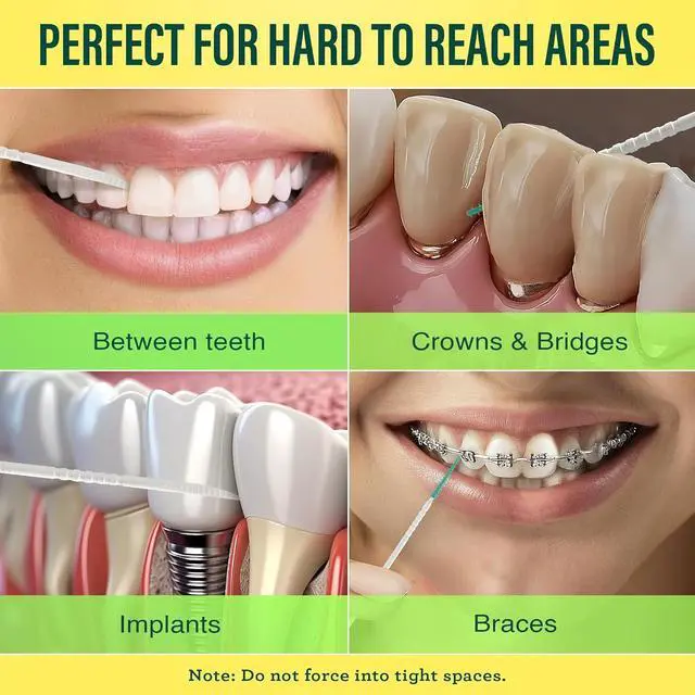 Alt view image 5 of 7 - GuruNanda 2-in-1 QuickPik Toothpick & Interdental Pick, Soft Rubber Bristles, with Travel Case, 60ct (Pack of 2)