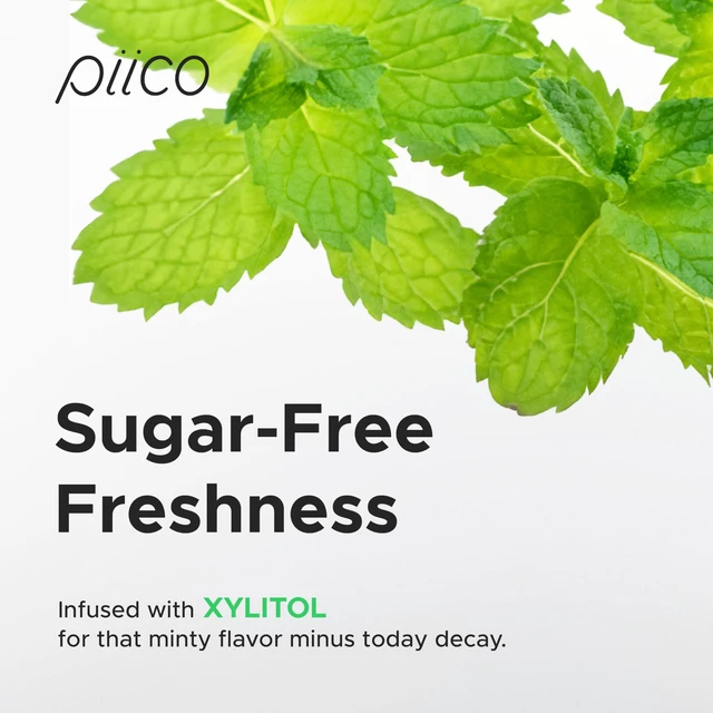 Alt view image 5 of 7 - Piico Xylitol Floss Picks, 100 Count - Unbreakable, Shred-Resistant, Resealable, Unique Flavored Dental Flossers for Adults, Portable