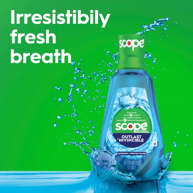 Alt view image 5 of 6 - Scope Outlast Mouthwash, Peppermint, 1L