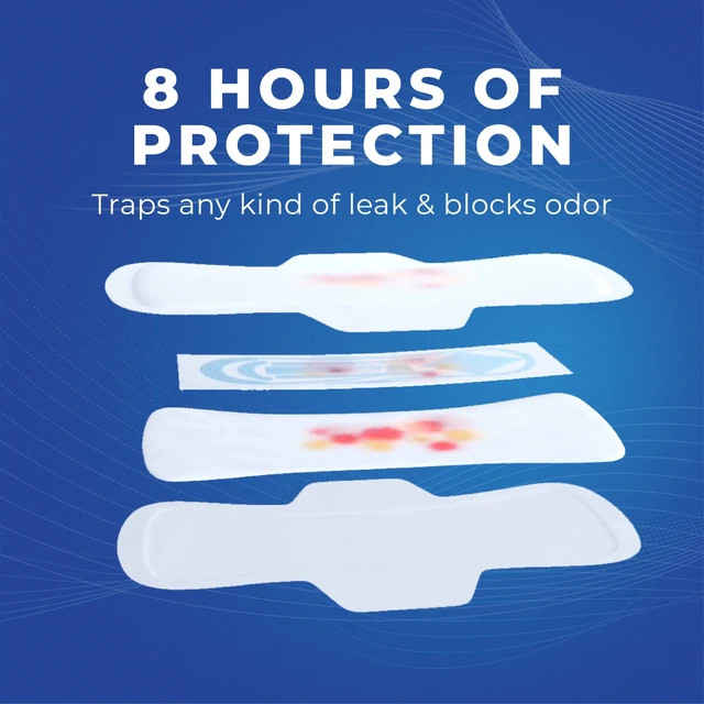Alt view image 5 of 6 - Stayfree Ultra Thin Overnight Pads With Wings, 40 Count, Multi-Fluid Absorption, Up to 10 Hours Protection
