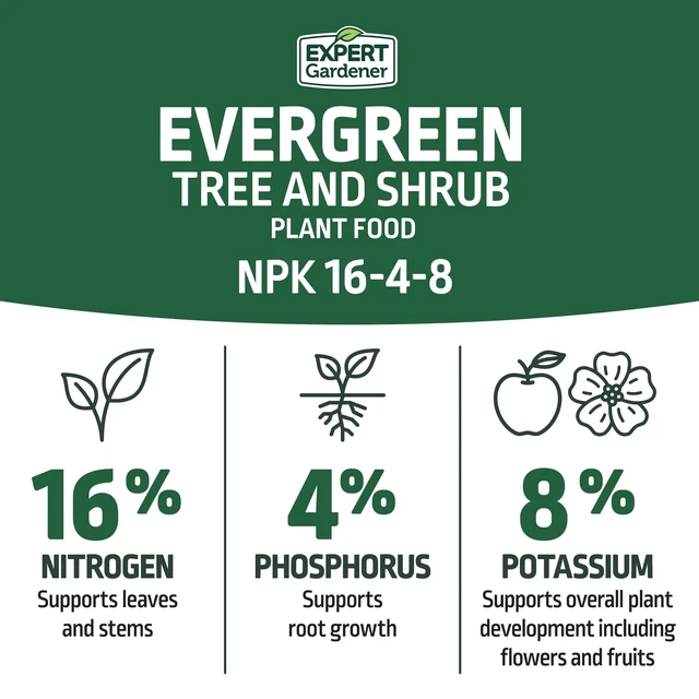 Alt view image 3 of 6 - Expert Gardener 16-4-8 Evergreen Tree and Shrub Plant Food, 4 lb