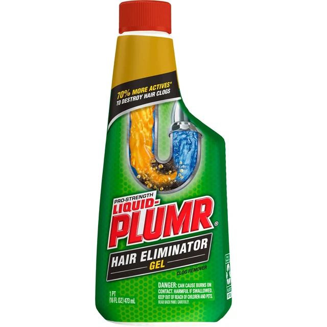 Alt view image 5 of 6 - Liquid-Plumr Hair and Drain Clog Remover Gel, Septic Safe, Unscented, 16fl oz