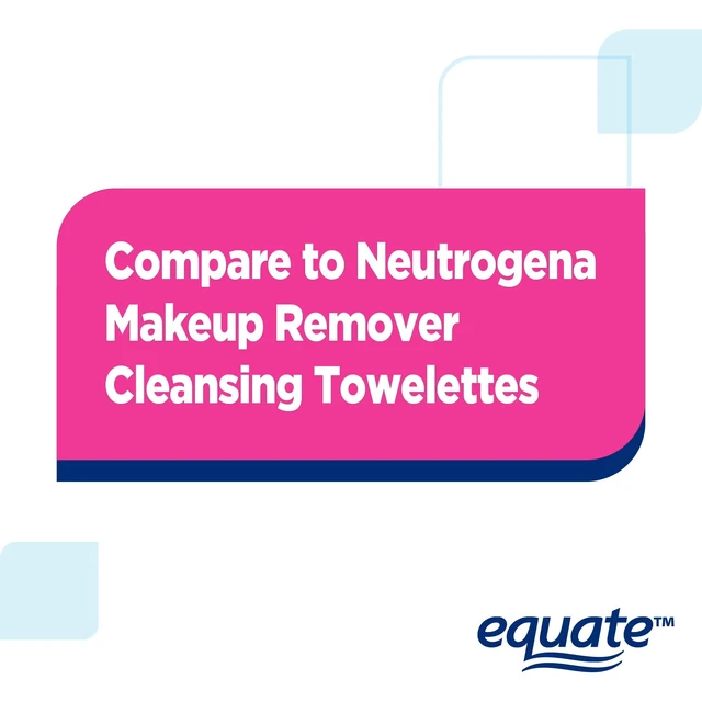 Alt view image 5 of 6 - Equate Makeup Remover Cleansing Towelettes, 80 Count