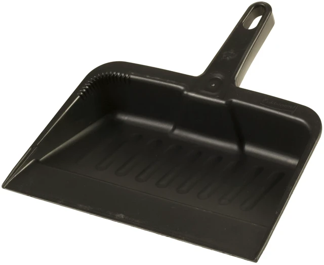 Main image of Rubbermaid Commercial Products 12.25 Heavy-Duty Dust Pan, Durable Plastic, Charcoal