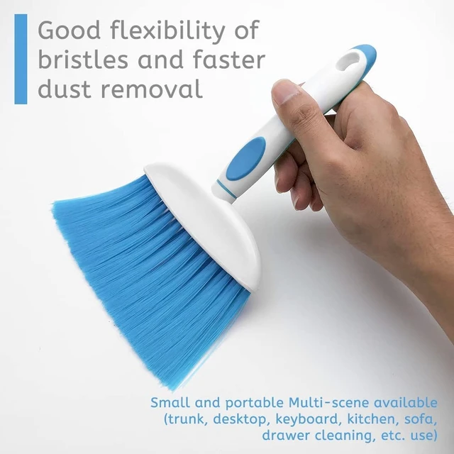 Alt view image 3 of 5 - Small Broom and Dustpan Set, Mini Dustpan and Brush Set, Hand Broom and Dustpan