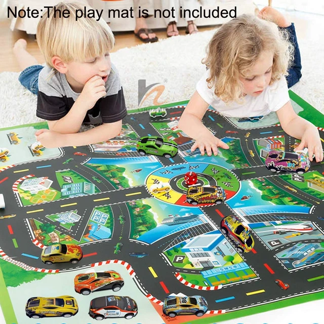 Alt view image 2 of 6 - 18Pcs Metal Die Cast Pull Back Racing Cars, Friction Powered Toy Vehicles for Toddler Boys, 2.7 Inch