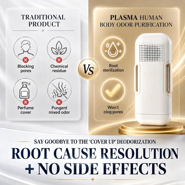 Alt view image 7 of 7 - Electronic Plasma Underarm Odor Neutralizer, Rechargeable, 2 Modes | Gentle Plasma Odor-Control Technology, 15-Min Auto Shut-Off, Hands-Free Strap & Type-C Rechargeable Design