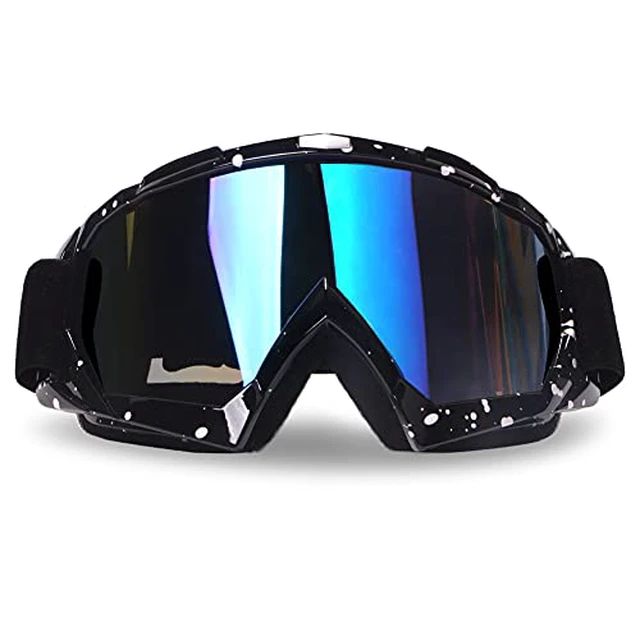 Alt view image 2 of 5 - Motorcycle Goggles Dirt Bike ATV Goggles (Black frame+Color lens)