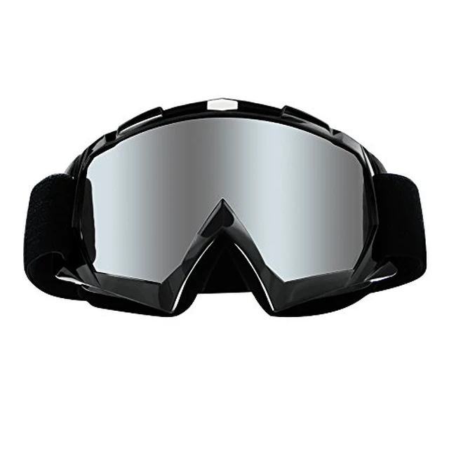 Alt view image 5 of 5 - Motorcycle Goggles Dirt Bike ATV Goggles (Black frame+Color lens)