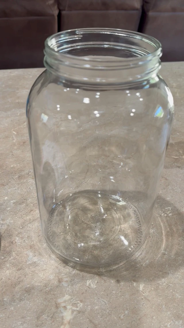 Alt view image 5 of 5 - North Mountain Supply 1 Gallon Glass Jar, Black Plastic Lid