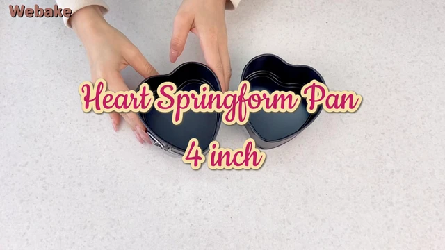 Alt view image 3 of 3 - Springform Pan 4 inch Heart Shape Mini Cheesecake Pan Set of 2, Cake Pan Heart Baking Molds Accessories of Instapot, Pressure Cooker, Air Fryer & Christmas, Valentine's Day Baking