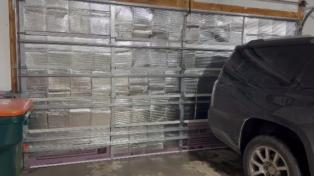 Alt view image 2 of 5 - Double Reflective Bubble Foil Insulation Foam, 23.6 in X 10 FT Aluminum Foil Thermal Insulation Radiant Barrier for Window, Garage Door, RV, Roof