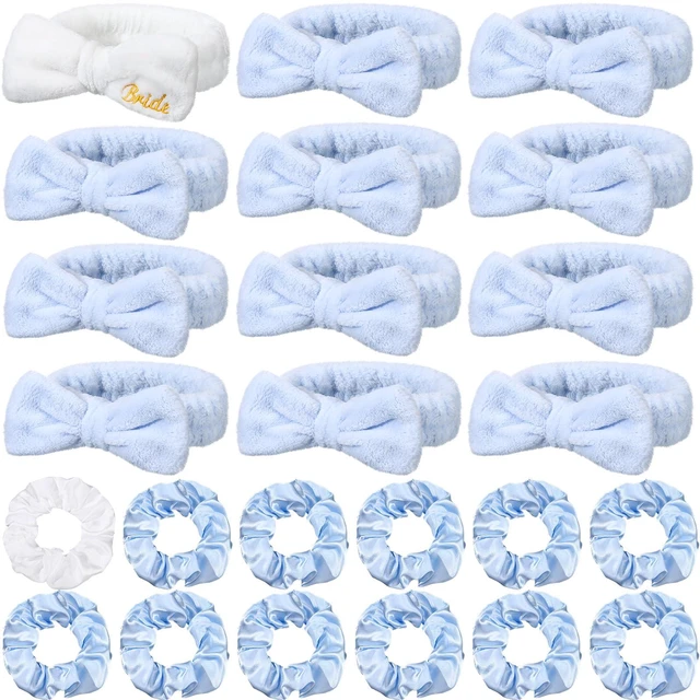 Main image of 24 Pcs Bachelorette Party Favors Include 12 Bride Bridesmaid Spa Headband