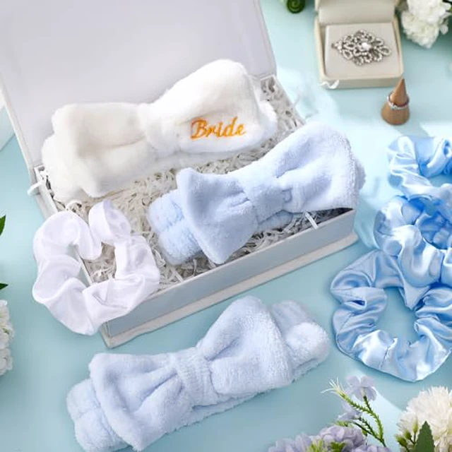 Alt view image 4 of 7 - 24 Pcs Bachelorette Party Favors Include 12 Bride Bridesmaid Spa Headband